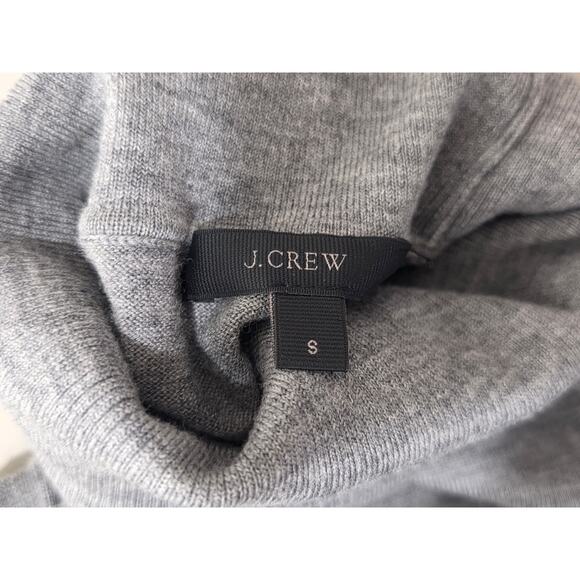 J Crew merino wool grey long sleeve turtleneck sweater - small - Picture 3 of 5